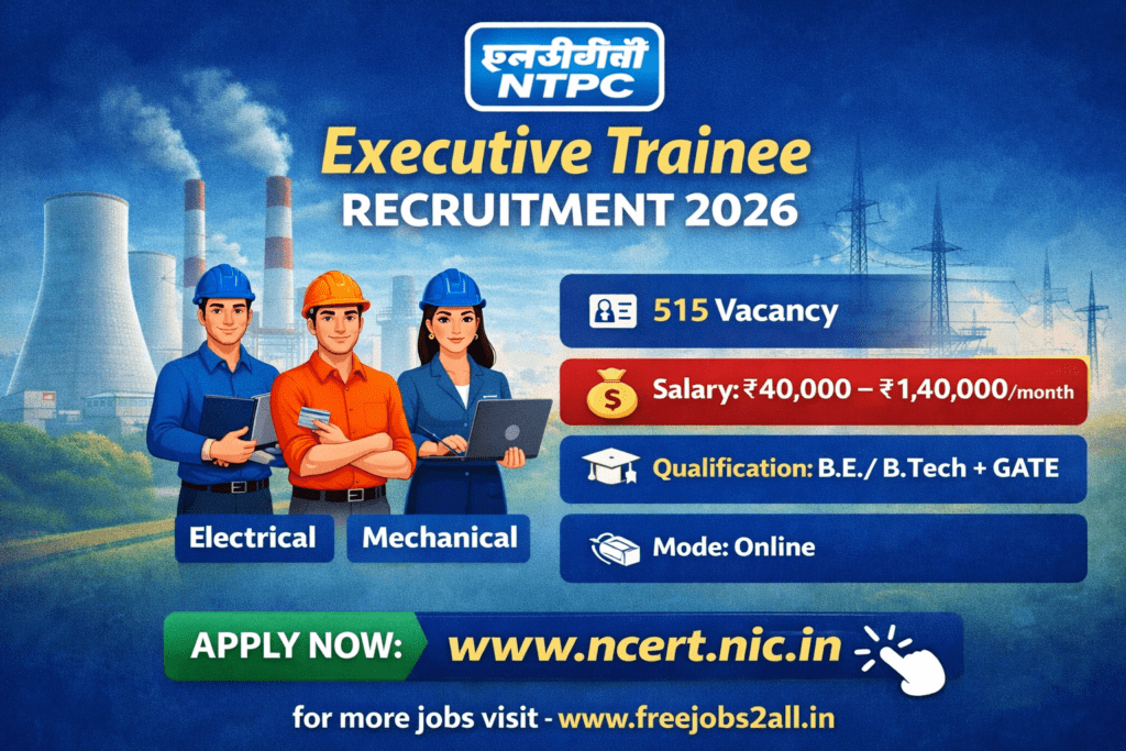 NTPC EET Recruitment 2026