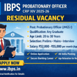 CERSAI Recruitment 2026 - 16 Managers, Asst Managers Posts 4 IBPS Probationary Officer CRP XIV 2025 26