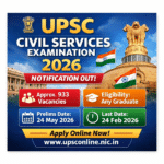 NIMHANS Recruitment 2026 – Apply Online for 52 Group B & C Jobs 2 UPSC Civil Services Examination 2026 1