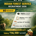 UPSC Indian Forest Service Recruitment 2026