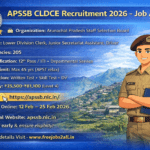 apssb cldce recruitment 2026 notification