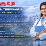 SDSC SHAR Teachers Recruitment 2026 – TGT & Primary Teacher Posts 3 nhm thiruvarur recruitment 2026