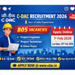 APSSB CLDCE Recruitment 2026 – Apply Online for 205 LDC, JSA & Driver Posts 6 C DAC Recruitment 2026 Notification