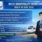 IRCTC Recruitment 2026 Official